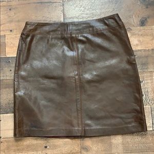 Vintage Company by Ellen Tracy Leather Skirt